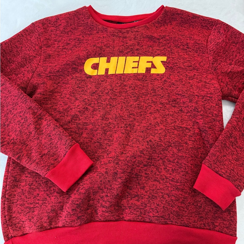 Kansas City Chiefs NFL Team Apparel Sweater Size Large d80